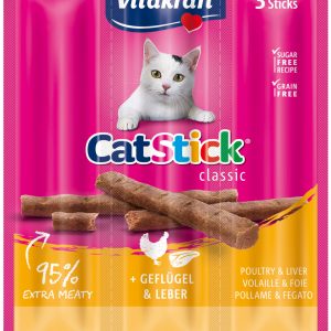 Vitakraft Cat-Stick mini, gevogelte & lever