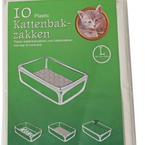 Kattenbakzak pak à 10 stuks