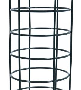 Metalen mezenbolhouder groen, 35x  9 cm.