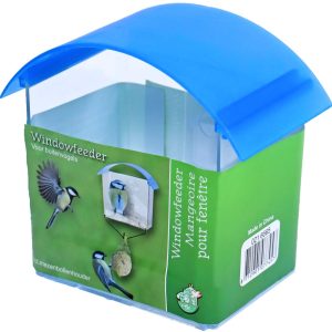 Window feeder plastic met 2 zuigers.