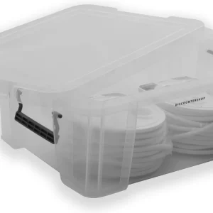 1x Stevige Opbergbox 15Liter |Duurzaam| 47x30x17 cm | Opberger | Opbergbak | Opbergdoos | Opbergbakken | Bakken | polypropyleen