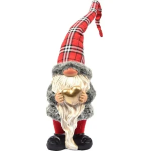 1 Stuks Kerst kabouter in schattig design | 12x10x50 |tuinkabouter voor kerst decoratie |decoratieve kabouter kamerdecoratie voor binnen en buiten |dwerg klein