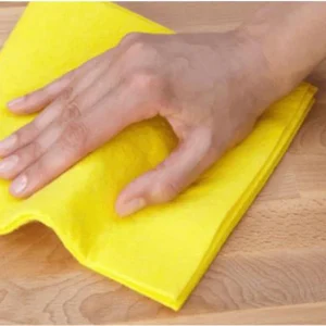12x stuks gele huishouddoekjes - universele doekjes - schoonmaakdoekjes / schoonmaakspullen