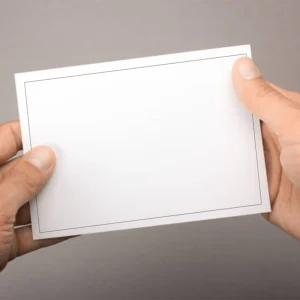 156x luxe wenskaartenveloppen C6 120x185mm - 12x18.5 cm - 120 grams wit crème - envelop met borderline