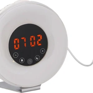 Wake Up Light Wekker - Natuurlijk Wakker Worden - 10 Verschillende Helderheids Standen - Snooze Functie - Radio is Ontvangbaar - Alarm - Verschillende Kleuren Licht - Natuurlijke Geluiden voor een Heerlijke Ontwaking