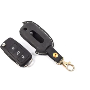 Handgemaakt Volkswagen Sleutel Cover | Lederen sleutelhoesje | beschermhoesje | autosleutel