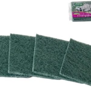 12x Schuurspons Groen |Schuurpads| Schuursponsjes voor pannen | Schuurlapje |19.5x14x1cm