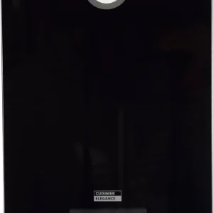 Zwarte Digitale Keukenweegschaal - Elektronische Weegschaal met Afneembare Kom - 14x18x18 cm - 3 kg Gewicht