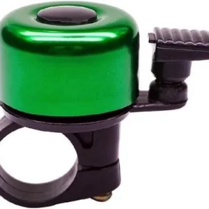 Stoere Fietsbel 4 cm Groen – Mini Fietsbel voor Racefiets, Kinderfiets & Stadsfiets – Universeel – Lichtgewicht & Luide Bel