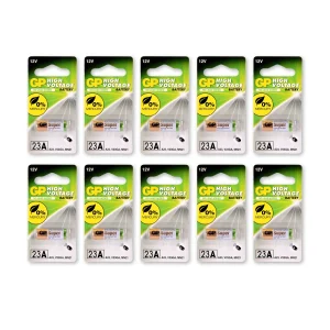 1 set van 10 stuks | 23A alkaline | Batterijen | alkaline batterijen | 12V