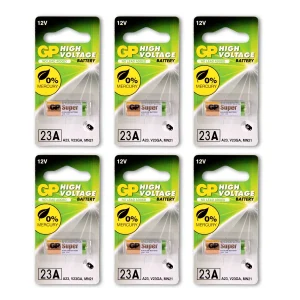 1 set van 6 stuks | 23A alkaline | Batterijen | alkaline batterijen |  12V