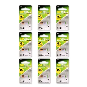1 set van 9 stuks | 23A alkaline | Batterijen | alkaline batterijen |  12V