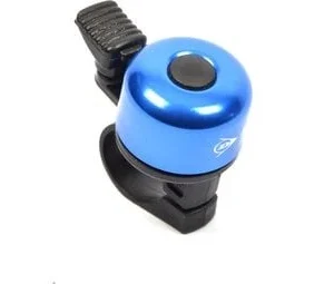 Mini Fietsbel 50 mm Blauw – Universele Fietsbel voor Racefiets, Stadsfiets & Kinderfiets – Lichtgewicht & Luide Bel – Fietsaccessoires