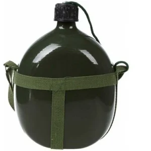 Militair Drinkfles | veldfles - Militair |1.4 liter - heupfles - legergroen - met schroefdop |