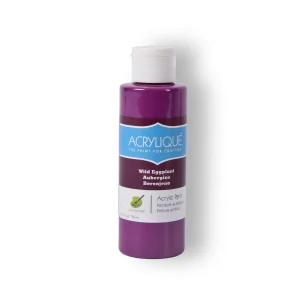 Premium Kwaliteit Acrylverf zonder Merk in Levendig Wilde Aubergine Kleur - Geschikt voor Kunst en Knutselen - 118ml