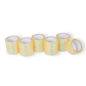 11x Geluidsarm Verpakkingstape - Transparante Plastic Tape - Verpakkingstape Rol - 50m x 4.8cm