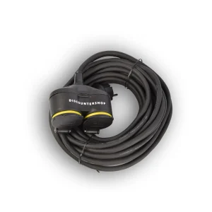1x Verlengsnoer Neopreen Rubber voor buiten - 10 meter - met 2 Stekkeraansluiting  - Cable - 3G1.5MM²  - 1,5 cm dikte - 230 V