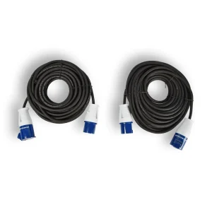 2x | CEE kabel | verlengsnoer | Verlengkabel 230V | waterbestendig | IP44 | Neopreen |