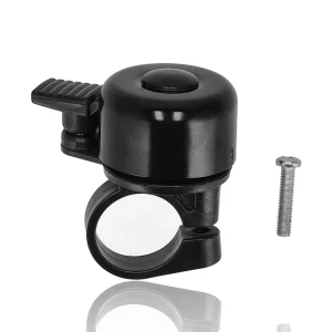 Zwarte Fietsbel 35mm - Fietsbel voor Racefiets, Stadfiets, MTB & Meer - Goedkope Fietsaccessoire