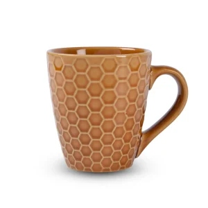 1x Luxe Keramische Beker Set - Koffie- en Theebekers, 200ml Capaciteit, bruin Kleur