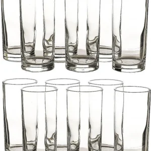 12 Stuks Glazen waterglazen - 12 longdrinkglazen 27 cl inhoud
