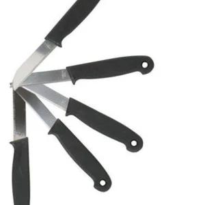 Schilmesjes Kitchen - 5 Stuks - Zwart