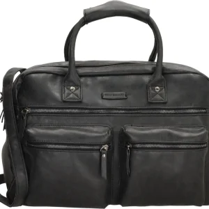 Bicky Bernard Laptoptas 15.6 inch – Laptoptas Heren & Dames – Schoudertas met Laptopvak – Computertas PU – Werktas voor School & Werk