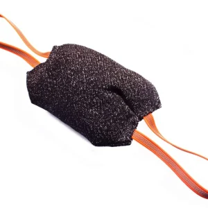 Bijtworst RINGO, 2 oren, XL, 23×20 h11cm ZWART