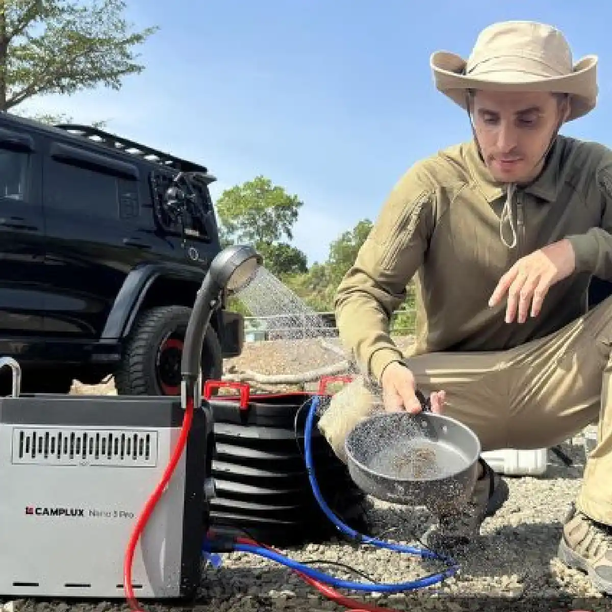 Chauffe-eau portable à gaz - Camplux Nano 3 Pro - Afbeelding 4