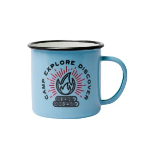 Tasse en émail - Camp. Explore. Discover