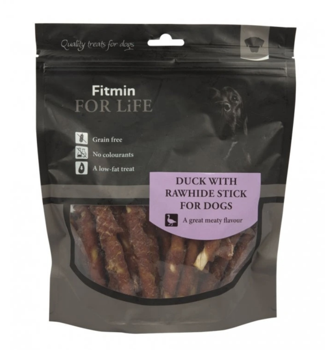 Fitmin For Life – dog Eend op een buffelstokje hondensnack 400 g