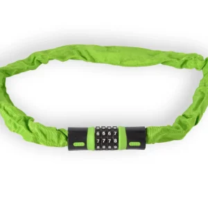 Groen Kettingslot Fiets met Cijferslot – 90cm x 5mm – Kettingslot Fatbike, Scooter & Elektrische Fiets – Fietsslot Zonder Sleutel – Goedkoop, Veilig & Sterk