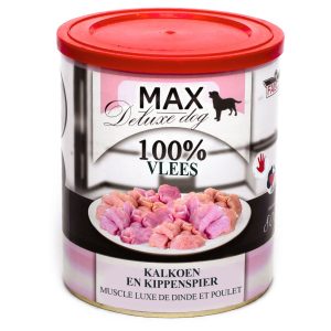 MAX deluxe kalkoen en kippenspier 400gr-800gr