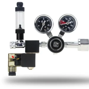 PRO-SE-serie - Aquarium CO2 Dual Stage Regulator met geïntegreerde solenoïde