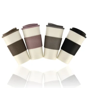 Koffiebeker To Go 450 ml – Herbruikbare & Lekvrije Drinkbeker met Deksel – Voor Koffie, Thee, IJskoffie, Milkshakes, Auto, Werk & Wandelen