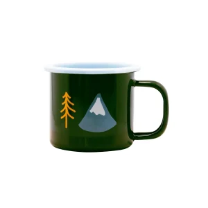 Tasse en émail petit format - Forêt