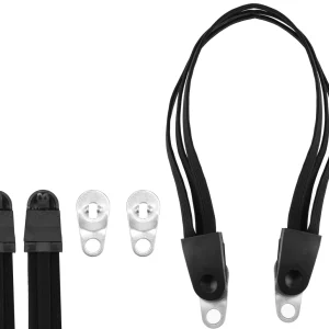 Snelbinders Fiets met Haak – 3-Armige Elastische Bagagebinder met RVS Beugel voor 26 & 28 Inch Wielen | Beste Fietsaccessoire voor Bagagedrager