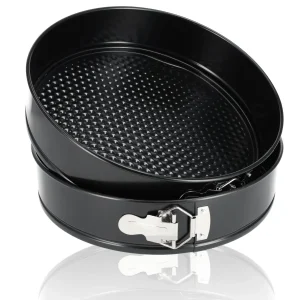 Springvorm Set 28 cm – Non-stick & Lekvrij Metalen Taartvorm – Cheesecake Bakvorm voor Taarten, Quiches & Pizza