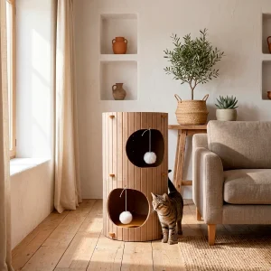 Althea x Cat Essentials mediterranean felt house