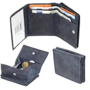 Marineblauwe Echt Lederen Crossbody- en Schoudertas met Creditcardhouder - 2 Vakken, 1 Muntenvakje, 6 Creditcardvakken voor optimale organisatie.
