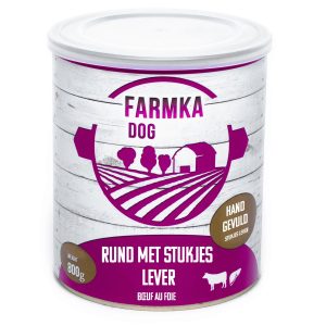 FARMKA DOG met lever 400gr – 800gr
