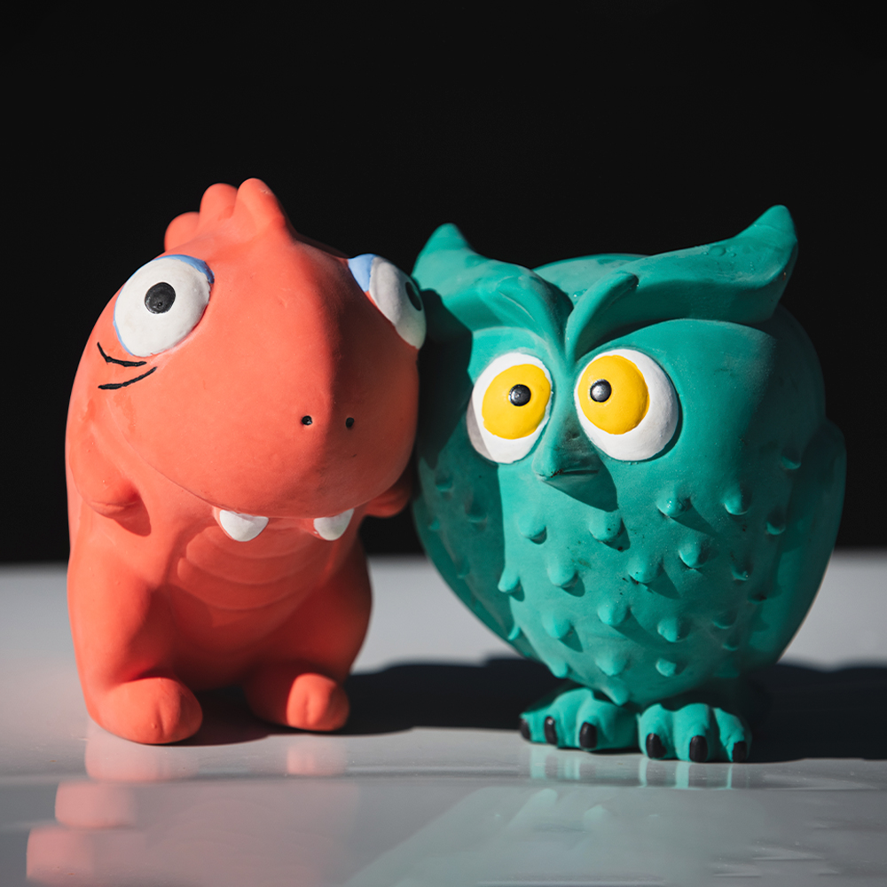 FREEDOG Latex dinospeelgoed 12 x 11 x 8 cm - Afbeelding 3