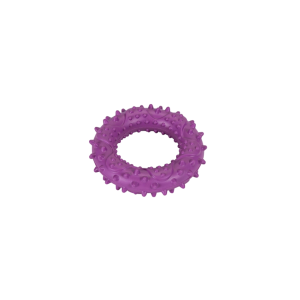 FREEDOG rubberen hoepel speelgoed VIOLET 9,2 x 9,2 x 2,4 cm