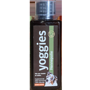 Yoggies Hennepolie voor honden en katten 250ml