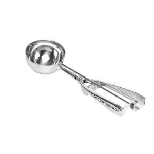 RVS IJsschep Professioneel - 24 cm x 4 cm x 7 cm | IJsschep met Ergonomische Antislipgreep | Keukengereedschap voor Thuisgebruik | Multifunctionele Ijslepel voor Oliebollen