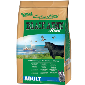 Markus-Mühle BLACK ANGUS ADULT koudgeperste korrels voor volwassen honden