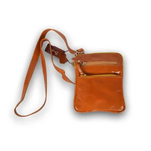Handtasje dames | 22cm*19cm*4cm | Schoudertas | Bruin | Echte leer | Crossbody tas