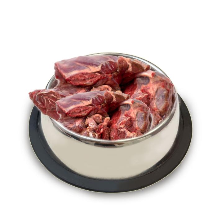 Vlees voor B.A.R.F. – Wild 1 kg (diepgevroren) - Afbeelding 2