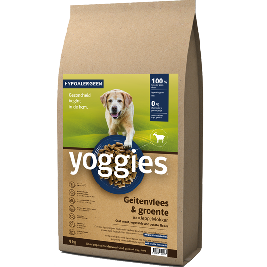 Yoggies Geitenvlees en groenten, hypoallergene koudgeperste korrels met probiotica - Afbeelding 2