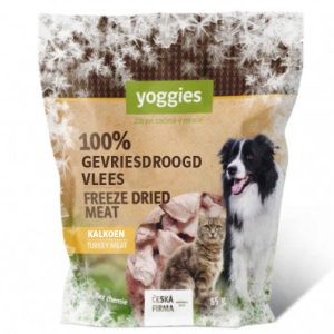 Yoggies Gevriesdroogde snack – kalkoen 85 g